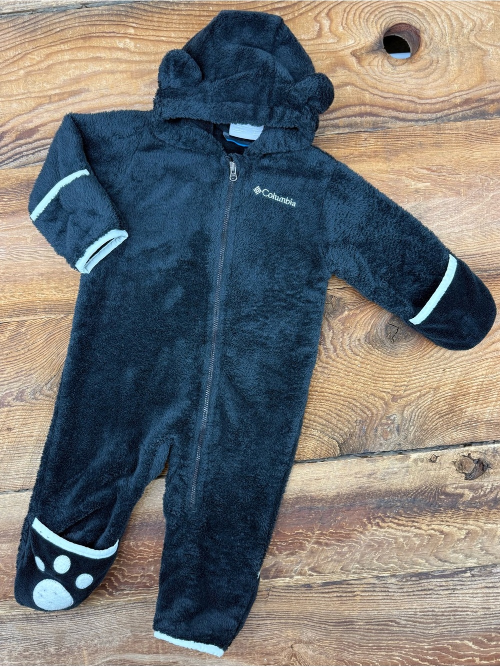 Columbia Black Fleece Bear Outerwear Suit